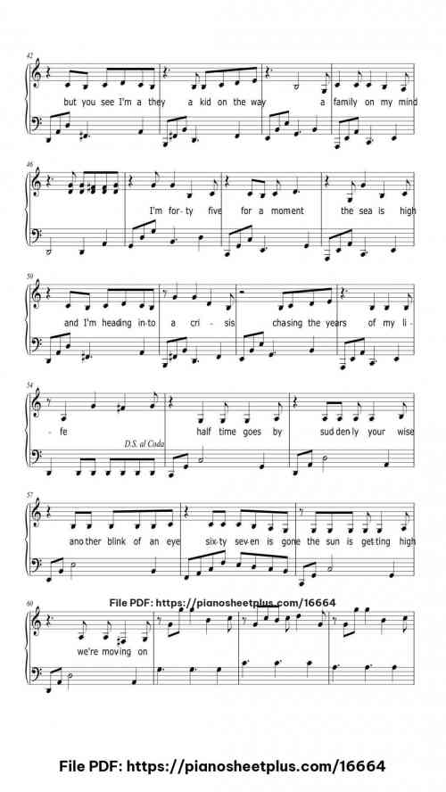 100 Years by Five for Fighting Level Beginner 8 100 Years piano sheet music free pdf