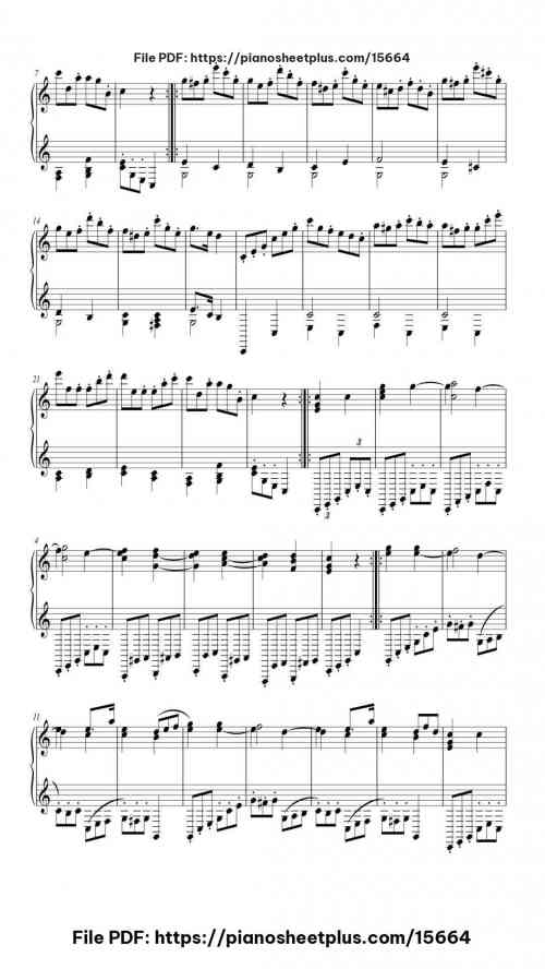 12 Variations on "Ah, vous dirai-je, Maman" in C Major, K. 265/300e by Wolfgang Amadeus Mozart Level Mid-Advanced 15 12 Variations on "Ah, vous dirai-je, Maman" in C Major, K. 265/300e piano sheet music free pdf