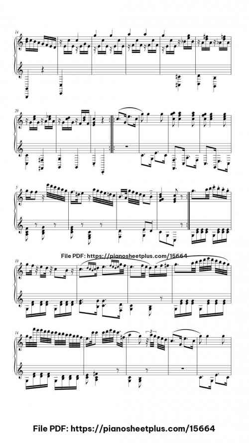 12 Variations on "Ah, vous dirai-je, Maman" in C Major, K. 265/300e by Wolfgang Amadeus Mozart Level Mid-Advanced 20 12 Variations on "Ah, vous dirai-je, Maman" in C Major, K. 265/300e piano sheet music free pdf