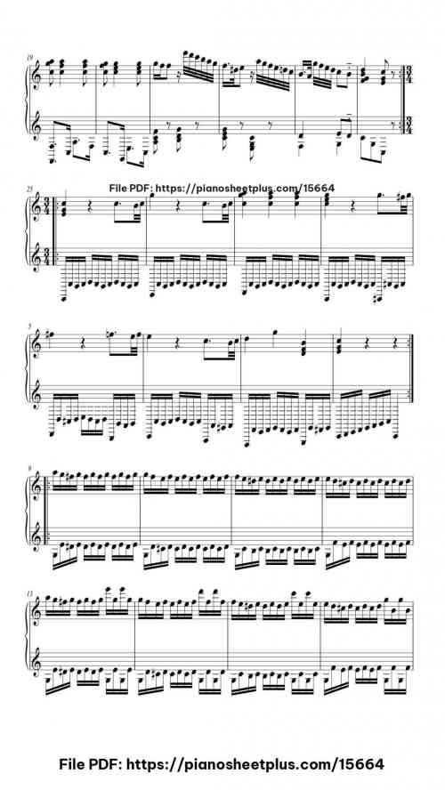 12 Variations on "Ah, vous dirai-je, Maman" in C Major, K. 265/300e by Wolfgang Amadeus Mozart Level Mid-Advanced 21 12 Variations on "Ah, vous dirai-je, Maman" in C Major, K. 265/300e piano sheet music free pdf