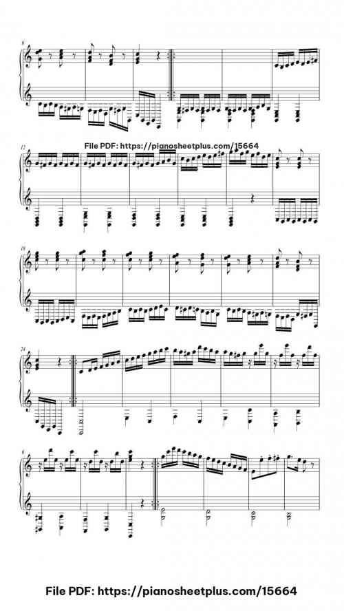 12 Variations on "Ah, vous dirai-je, Maman" in C Major, K. 265/300e by Wolfgang Amadeus Mozart Level Mid-Advanced 17 12 Variations on "Ah, vous dirai-je, Maman" in C Major, K. 265/300e piano sheet music free pdf