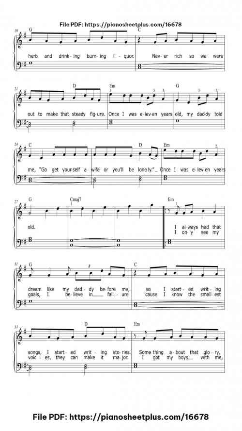 7 Years by Lukas Graham Level Intermediate 7 7 Years piano sheet music free pdf