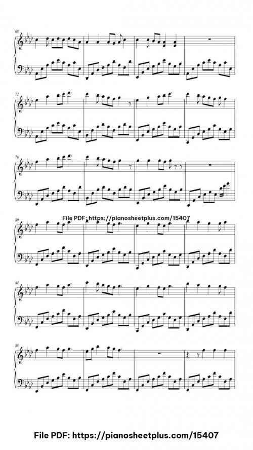 A Love For Life by Yanni Level Intermediate 11 A Love For Life piano sheet music free pdf