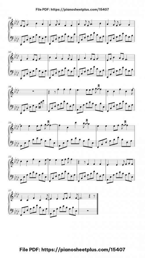 A Love For Life by Yanni Level Intermediate 14 A Love For Life piano sheet music free pdf