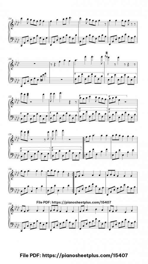 A Love For Life by Yanni Level Intermediate 13 A Love For Life piano sheet music free pdf