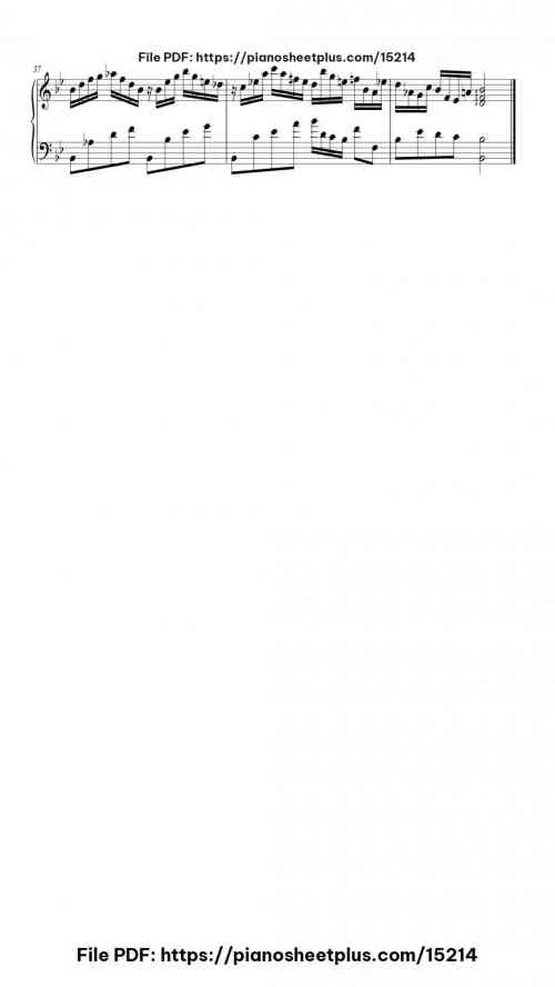 Allemande – Partita No. 1 in Bb, BWV 825 by Johann Sebastian Bach Level Intermediate 6 Allemande – Partita No. 1 in Bb, BWV 825 piano sheet music free pdf