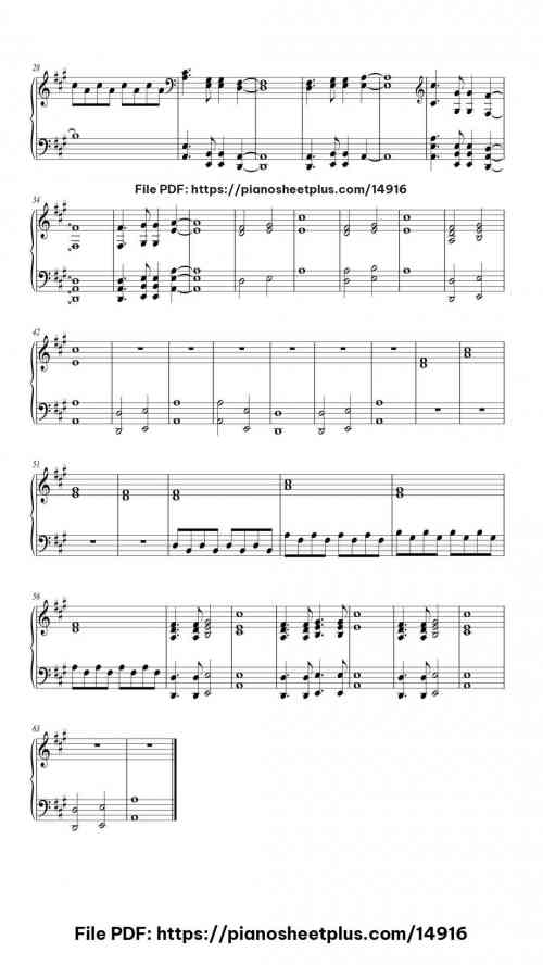 Angels (without melody) by The xx Level Beginner 4 Angels (without melody) piano sheet music free pdf