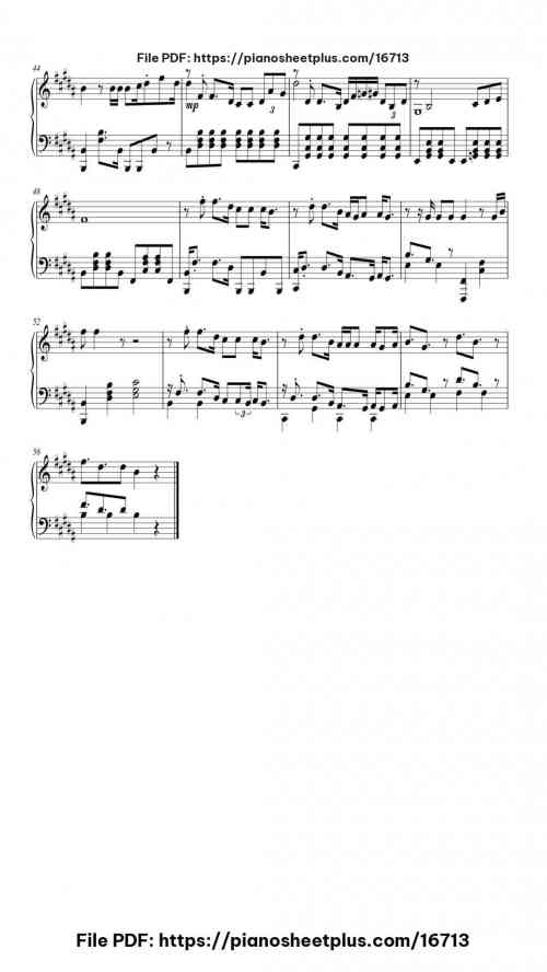 April Showers by ProleteR Level Intermediate 6 April Showers piano sheet music free pdf