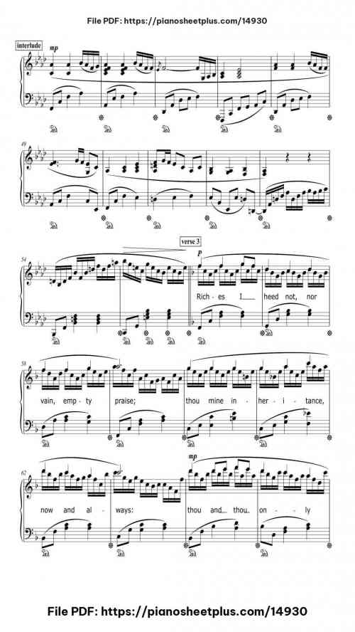 Be Thou My Vision by Ancient Irish Melody Level Advanced 9 Be Thou My Vision piano sheet music free pdf