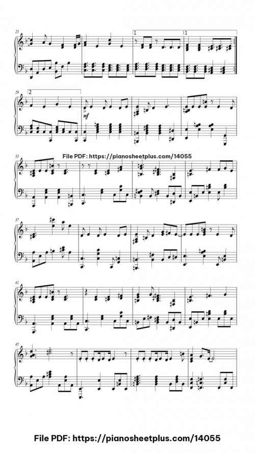 Beautiful World - Piano Sheet Music PDF – Printable 6 Beautiful World piano sheet music free pdf