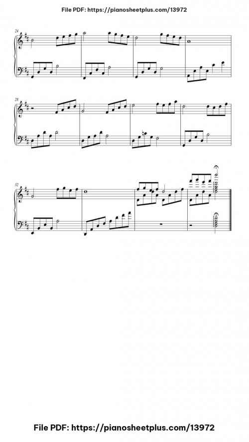 Beauty And The Beast - Piano Sheet Music PDF – Printable 4 Beauty And The Beast piano sheet music free pdf