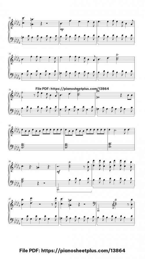 Believer - Piano Music Score PDF – Free Download 11 Believer piano sheet music free pdf
