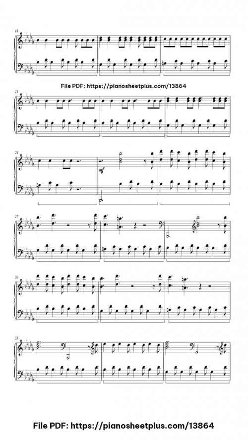 Believer - Piano Music Score PDF – Free Download 8 Believer piano sheet music free pdf