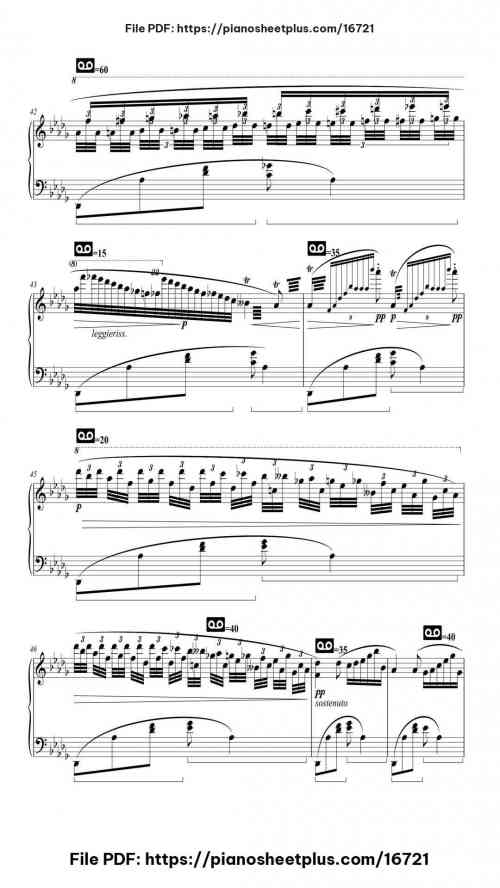 Berceuse, Op. 57 by Frédéric Chopin Level Mastery 12 Berceuse, Op. 57 piano sheet music free pdf