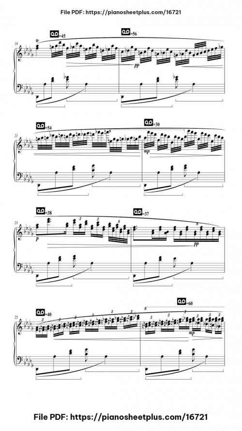 Berceuse, Op. 57 by Frédéric Chopin Level Mastery 9 Berceuse, Op. 57 piano sheet music free pdf