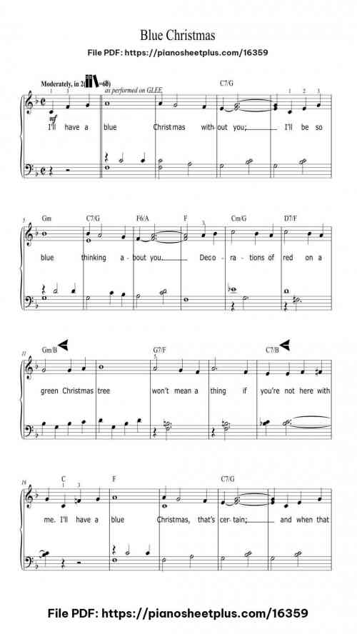 Blue Christmas by Elvis Presley Level Intermediate 6 Blue Christmas by Elvis Presley Level Intermediate