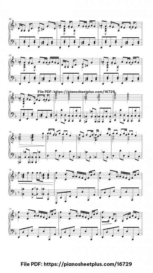 Booty Swing by Parov Stelar Level Mid-Advanced 9 Booty Swing piano sheet music free pdf
