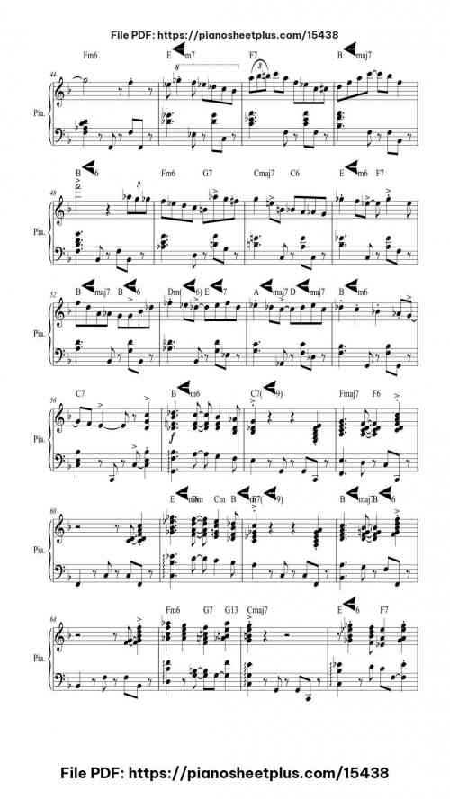Bossa Nova U.S.A. by The Dave Brubeck Quartet Level Intermediate 7 Bossa Nova U.S.A. piano sheet music free pdf