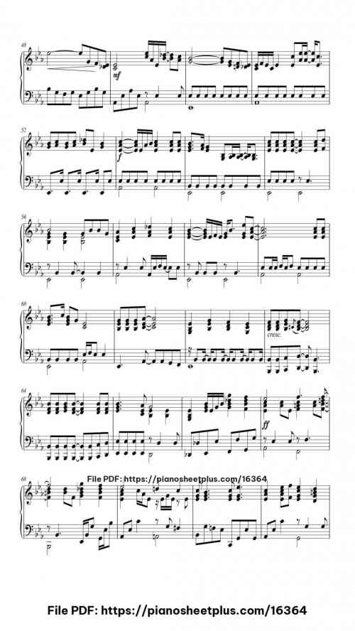 Bridge Over Troubled Water by Simon & Garfunkel Level Mid-Advanced 7 Bridge Over Troubled Water piano sheet music free pdf