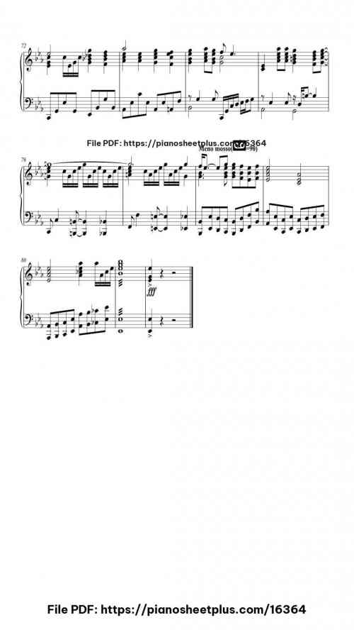 Bridge Over Troubled Water by Simon & Garfunkel Level Mid-Advanced 8 Bridge Over Troubled Water piano sheet music free pdf