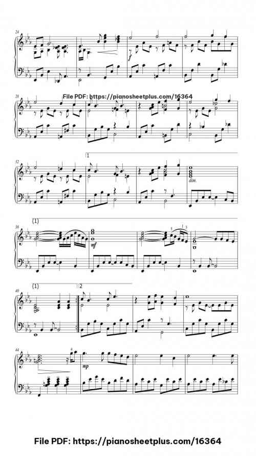 Bridge Over Troubled Water by Simon & Garfunkel Level Mid-Advanced 6 Bridge Over Troubled Water piano sheet music free pdf