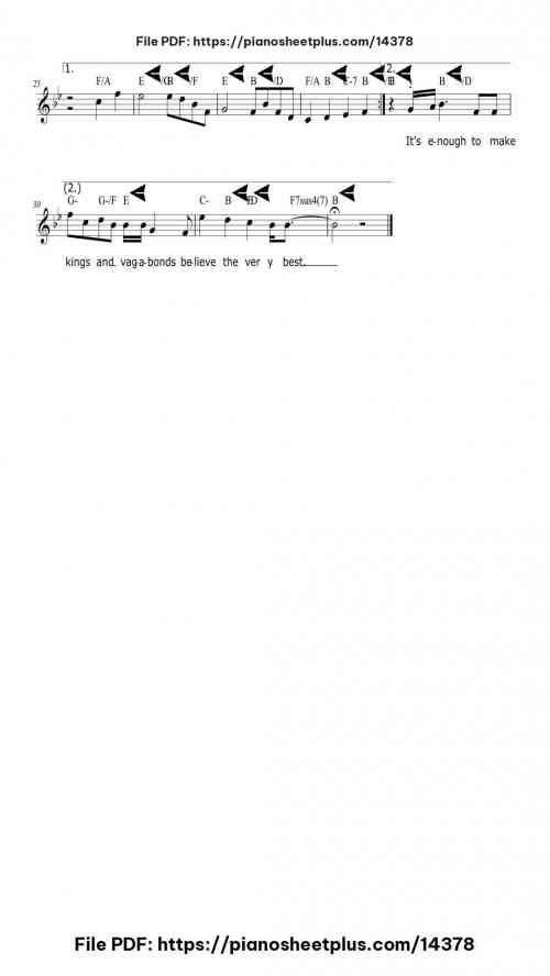 Can You Feel the Love Tonight - Download Free Piano Sheet Music in PDF 4 Can You Feel the Love Tonight piano sheet music free pdf