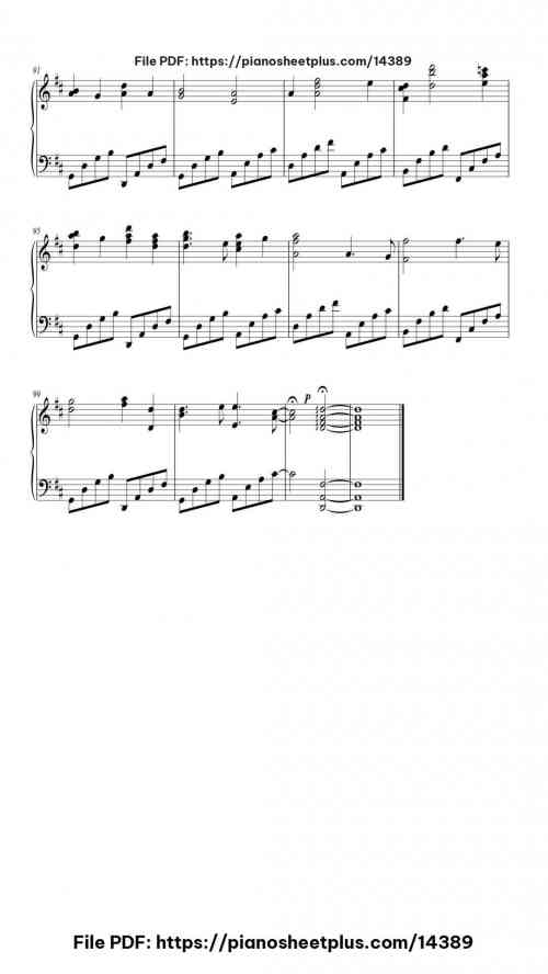 Canon in D Major, Pachelbel's Canon - Free Digital Piano Sheet Music (PDF) 10 Canon in D Major, Pachelbel's Canon piano sheet music free pdf