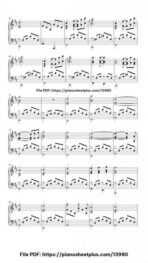 Can't Help Falling in Love With You - Free Piano Sheet Music PDF 7 Can't Help Falling in Love With You piano sheet music free pdf