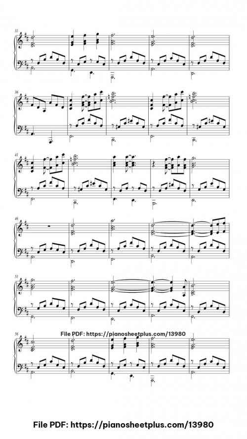 Can't Help Falling in Love With You - Free Piano Sheet Music PDF 6 Can't Help Falling in Love With You piano sheet music free pdf
