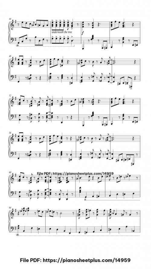 Christmas Medley (Jazz) by Adam Schlesinger/Kelly Clarkson/Greg Kurstin Level Intermediate 8 Christmas Medley (Jazz) piano sheet music free pdf