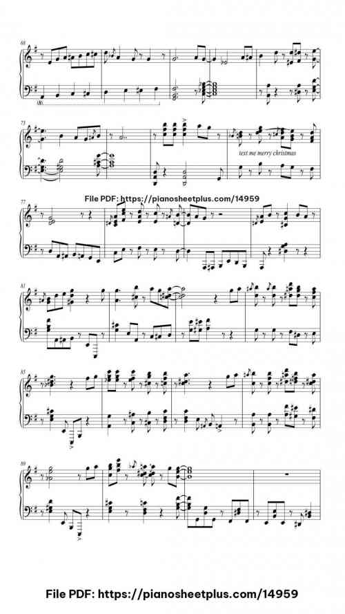 Christmas Medley (Jazz) by Adam Schlesinger/Kelly Clarkson/Greg Kurstin Level Intermediate 9 Christmas Medley (Jazz) piano sheet music free pdf
