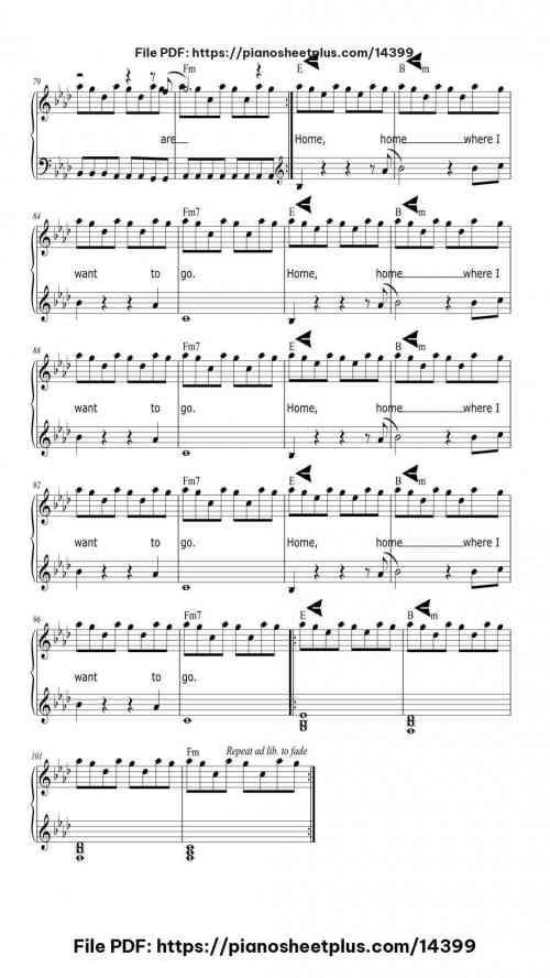 Clocks - Coldplay - Download Free Piano Sheet Music in PDF 10 Clocks - Coldplay piano sheet music free pdf