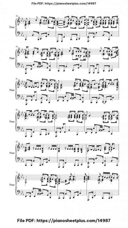 Don't Speak by No Doubt Level Mid-Advanced 9 Don't Speak piano sheet music free pdf