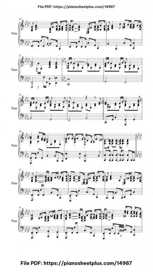 Don't Speak by No Doubt Level Mid-Advanced 7 Don't Speak piano sheet music free pdf