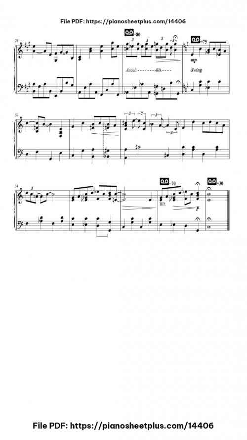 Dream a Little Dream of Me - Printable Piano Sheet Music – Free PDF 4 Dream a Little Dream of Me piano sheet music free pdf