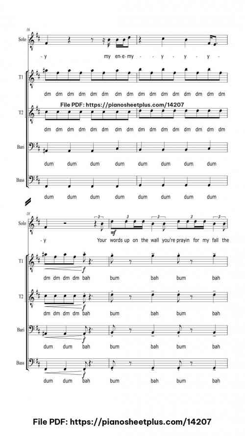 Enemy - Download Piano Sheet Music PDF (Free) 20 Enemy piano sheet music free pdf