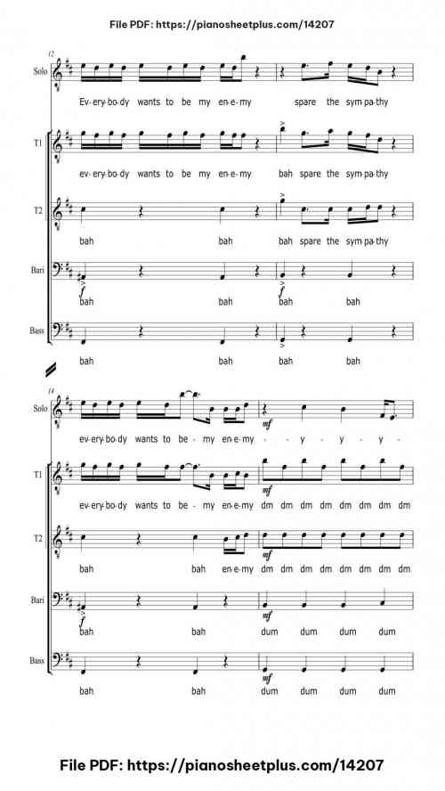 Enemy - Download Piano Sheet Music PDF (Free) 19 Enemy piano sheet music free pdf
