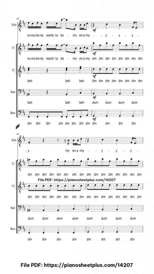 Enemy - Download Piano Sheet Music PDF (Free) 29 Enemy piano sheet music free pdf