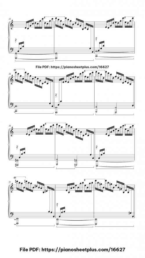 Étude Op. 10, No. 1 in C Major by Frédéric Chopin Level Intermediate 9 Étude Op. 10, No. 1 in C Major piano sheet music free pdf