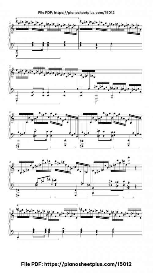 Etude Op. 25 No. 11 in A minor by Frédéric Chopin Level Advanced 13 Etude Op. 25 No. 11 in A minor piano sheet music free pdf