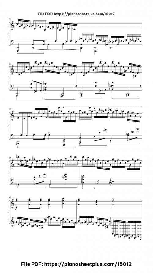 Etude Op. 25 No. 11 in A minor by Frédéric Chopin Level Advanced 14 Etude Op. 25 No. 11 in A minor piano sheet music free pdf