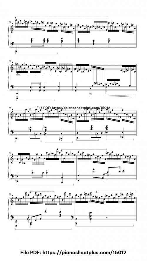 Etude Op. 25 No. 11 in A minor by Frédéric Chopin Level Advanced 12 Etude Op. 25 No. 11 in A minor piano sheet music free pdf