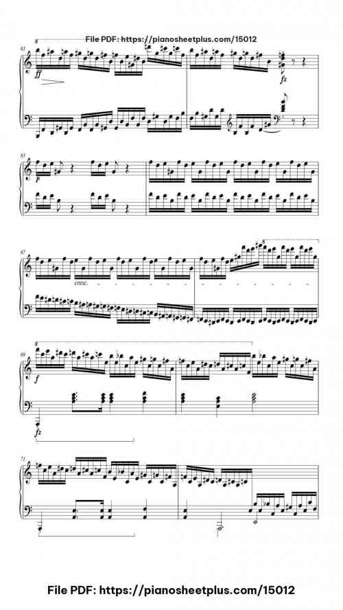 Etude Op. 25 No. 11 in A minor by Frédéric Chopin Level Advanced 17 Etude Op. 25 No. 11 in A minor piano sheet music free pdf