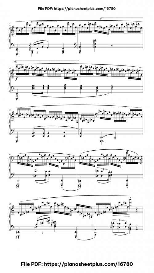 Etude Op. 25 No. 11 in A Minor "Winter Wind" by Frédéric Chopin Level Advanced 13 Etude Op. 25 No. 11 in A Minor "Winter Wind" piano sheet music free pdf