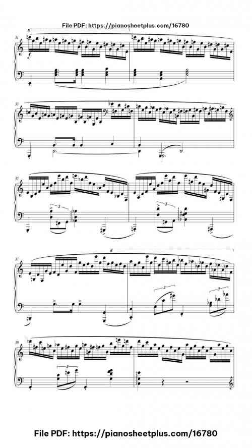 Etude Op. 25 No. 11 in A Minor "Winter Wind" by Frédéric Chopin Level Advanced 14 Etude Op. 25 No. 11 in A Minor "Winter Wind" piano sheet music free pdf