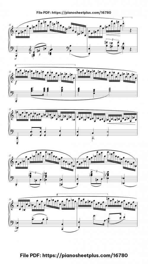 Etude Op. 25 No. 11 in A Minor "Winter Wind" by Frédéric Chopin Level Advanced 12 Etude Op. 25 No. 11 in A Minor "Winter Wind" piano sheet music free pdf