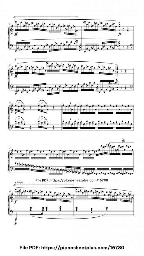 Etude Op. 25 No. 11 in A Minor "Winter Wind" by Frédéric Chopin Level Advanced 17 Etude Op. 25 No. 11 in A Minor "Winter Wind" piano sheet music free pdf