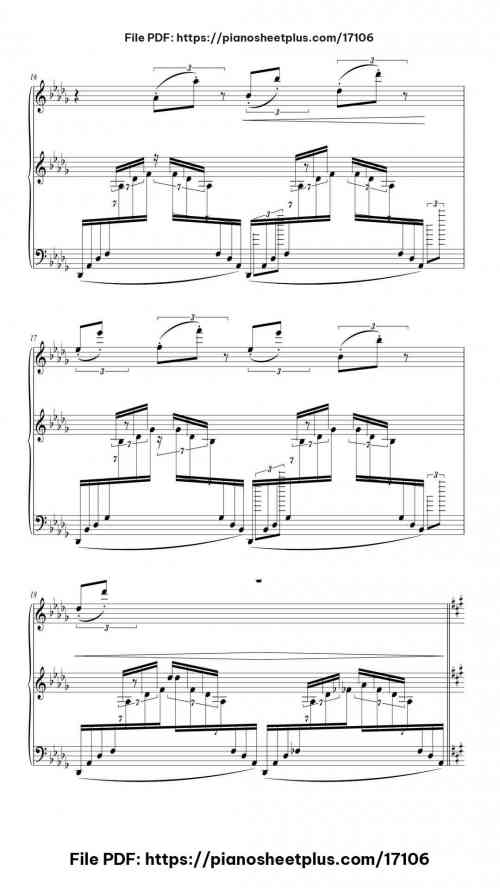 Études d'exécution transcendante, S. 144: No. 3 "Un sospiro" by Franz Liszt Level Mastery 24 Études d'exécution transcendante, S. 144: No. 3 "Un sospiro" piano sheet music free pdf