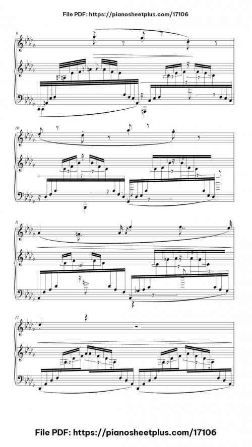 Études d'exécution transcendante, S. 144: No. 3 "Un sospiro" by Franz Liszt Level Mastery 22 Études d'exécution transcendante, S. 144: No. 3 "Un sospiro" piano sheet music free pdf