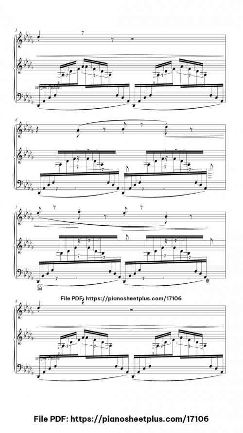 Études d'exécution transcendante, S. 144: No. 3 "Un sospiro" by Franz Liszt Level Mastery 21 Études d'exécution transcendante, S. 144: No. 3 "Un sospiro" piano sheet music free pdf